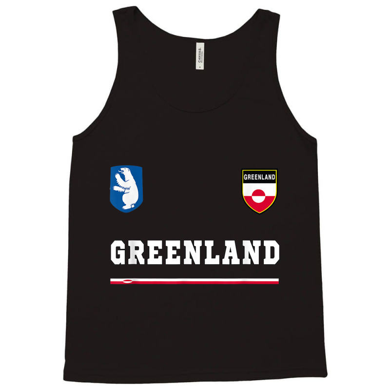 Greenland Sportsoccer Jersey Tee Flag Football Nuuk T Shirt Tank Top | Artistshot