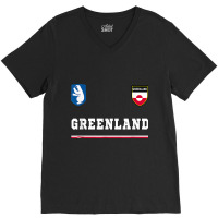 Greenland Sportsoccer Jersey Tee Flag Football Nuuk T Shirt V-neck Tee | Artistshot