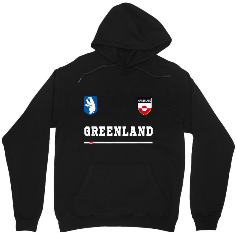 Greenland Sportsoccer Jersey Tee Flag Football Nuuk T Shirt Unisex Hoodie | Artistshot