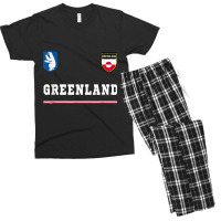 Greenland Sportsoccer Jersey Tee Flag Football Nuuk T Shirt Men's T-shirt Pajama Set | Artistshot