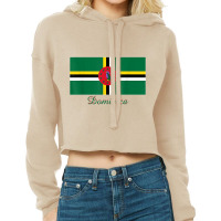 Dominica Flag Souvenir T Shirt Cropped Hoodie | Artistshot