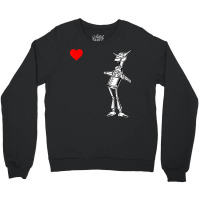 Wonderful Wizard Of Oz Tin Man Shirt Retro Heart Shirt Crewneck Sweatshirt | Artistshot