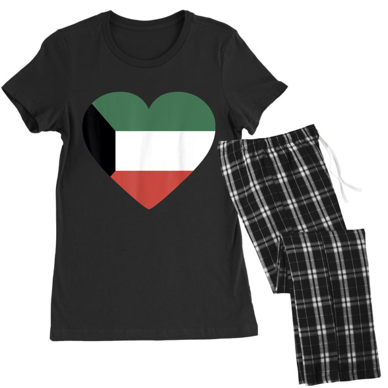 I Love Kuwait Flag T Shirt Tshirt Tee Women's Pajamas Set by cm-arts | Artistshot