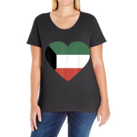 I Love Kuwait Flag T Shirt Tshirt Tee Ladies Curvy T-shirt | Artistshot