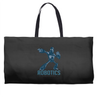 Giant Robot Cartoon Robotics Power Of Engineer I Build Robots Weekender Totes | Artistshot