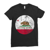 California Flag Republic Retro Distressed Gift Womens Mens Tank Top Ladies Fitted T-shirt | Artistshot