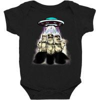 Alien Invasion Easter Island Moai Famous Statues Baby Bodysuit | Artistshot