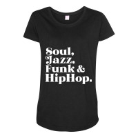 Soul Jazz Funk Hip Hop Maternity Scoop Neck T-shirt | Artistshot