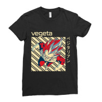 Cartoon Vegeta Ladies Fitted T-shirt | Artistshot