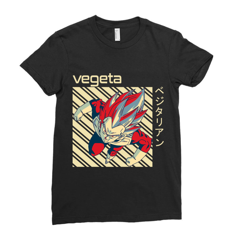 Cartoon Vegeta Ladies Fitted T-Shirt by rahmaazari | Artistshot