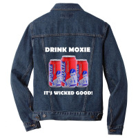 Wicked Good Moxie Maine Soda Men Denim Jacket | Artistshot