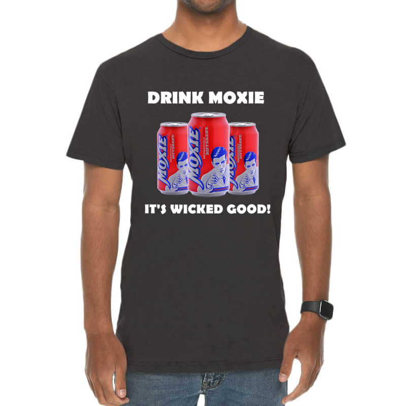 Wicked Good Moxie Maine Soda Vintage T-shirt | Artistshot