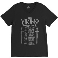 Viking World Tour V-neck Tee | Artistshot