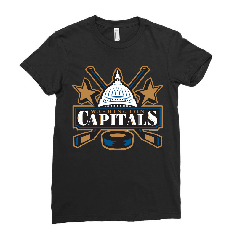 Capitals Washingtonvintage Ladies Fitted T-Shirt by cm-arts | Artistshot