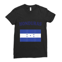 Honduras Flag Ladies Fitted T-shirt | Artistshot