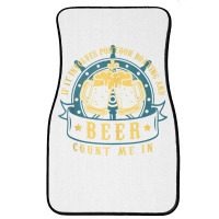 If It Involves Pontoon Boating  Boat Captain Pontoon Tank Top Front Car Mat | Artistshot