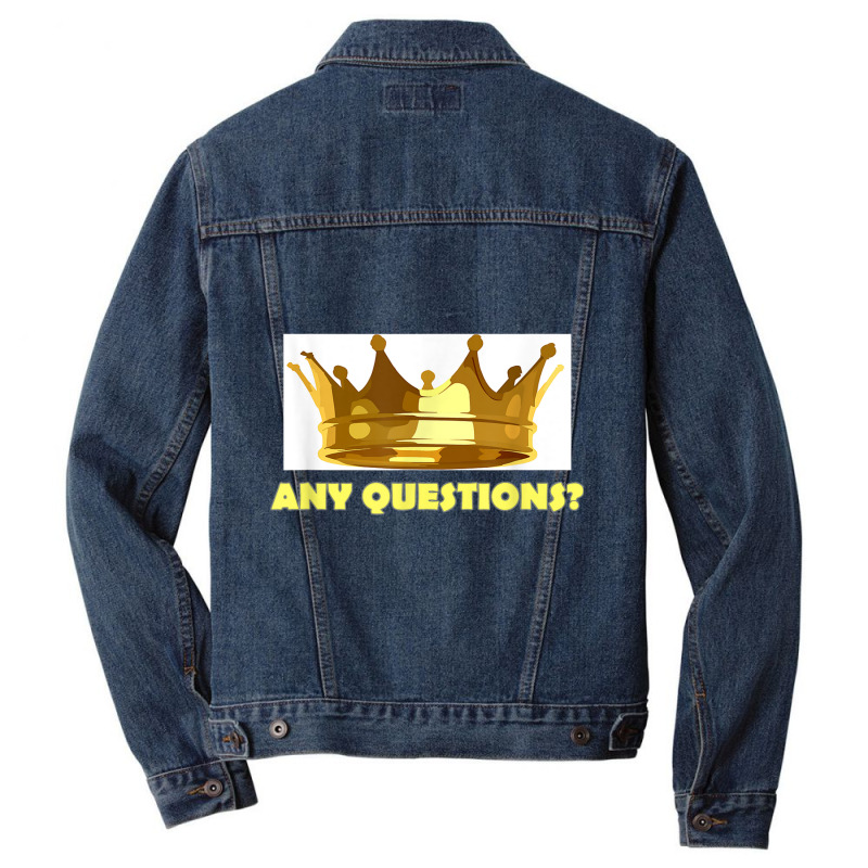 King's Crown T Shirt   Royalty Champion Victory Sports Champ Men Denim Jacket by cm-arts | Artistshot