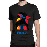 Mongolian Girl Mongolia Girl Mongol Woman Flag Classic T-shirt | Artistshot