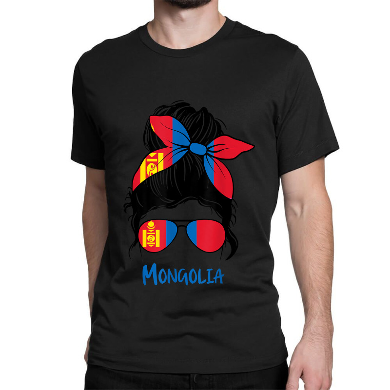 Mongolian Girl Mongolia Girl Mongol Woman Flag Classic T-shirt by ToraHernton | Artistshot