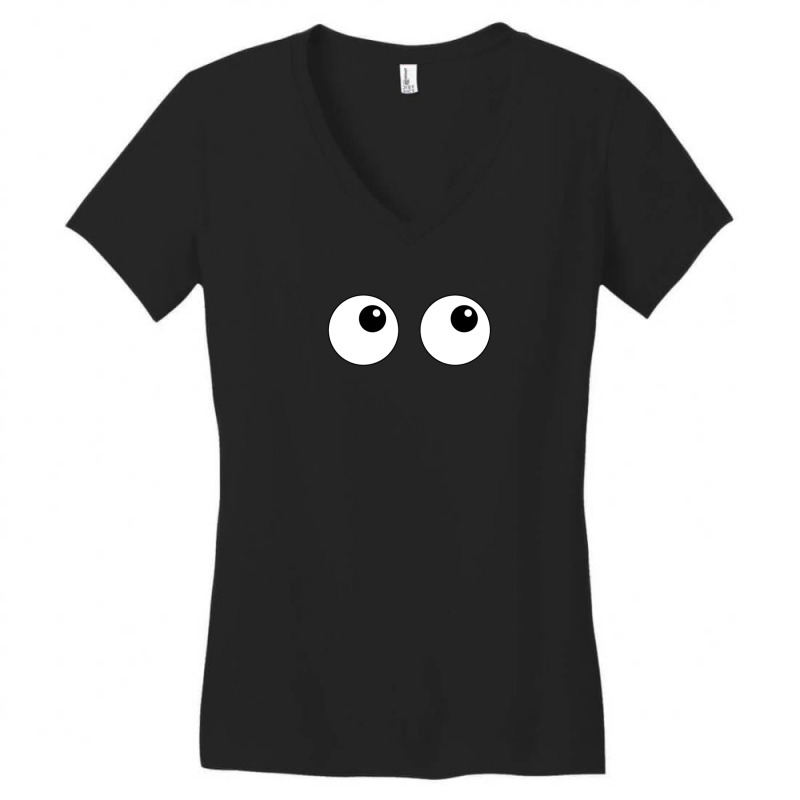 Googly Eyes Women's V-neck T-shirt | Artistshot