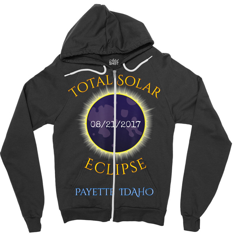 Payette Id Total Solar Eclipse T Shirt Zipper Hoodie by cm-arts | Artistshot