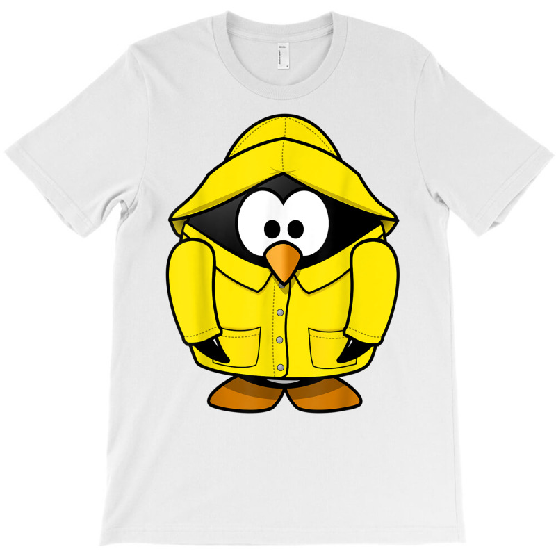 Penguin In The Rain T Shirt Cute Cartoon Animal Shirt T-shirt | Artistshot