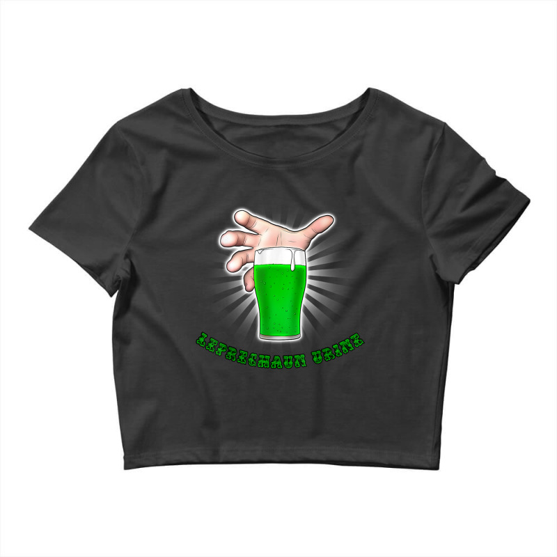 Leprechaun Urine Green Beer St Patty's Day Irish Ireland Crop Top by cm-arts | Artistshot