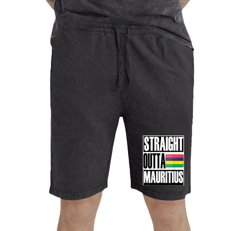 Storecastle Straight Outta Mauritius Flag Gift T Shirt T Shirt Vintage Short by cm-arts | Artistshot