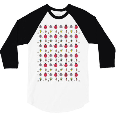 Ladybird, Insect, Animals, Ladybirds 3/4 Sleeve Shirt Designed By Estore