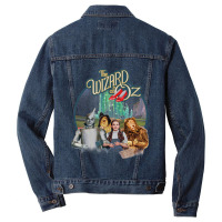 Wizard Of Oz Were Off To See Wizard Men Denim Jacket | Artistshot