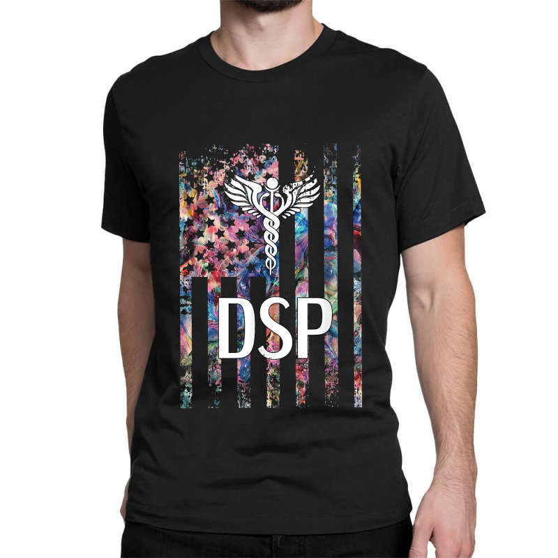 Direct Support Professional Us Flag Classic T-shirt | Artistshot