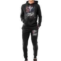 Direct Support Professional Us Flag Hoodie & Jogger Set | Artistshot