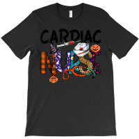 Cardiac Nurse Halloween Party Shirt One Spooky Cardiac Nurse T-shirt | Artistshot