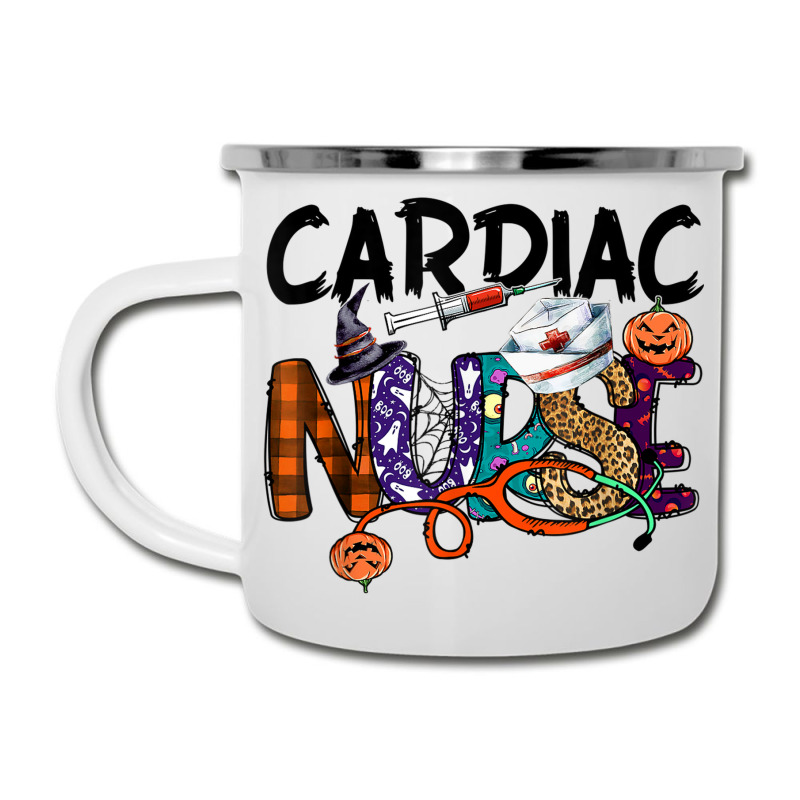 Cardiac Nurse Halloween Party Shirt One Spooky Cardiac Nurse Camper Cup | Artistshot