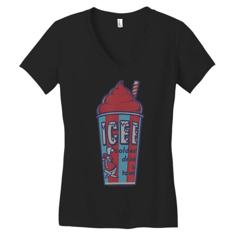 Icee Bear Classic Coldest Drink In Town V-2 Women's V-Neck T-Shirt by Kanmopsuk45 | Artistshot