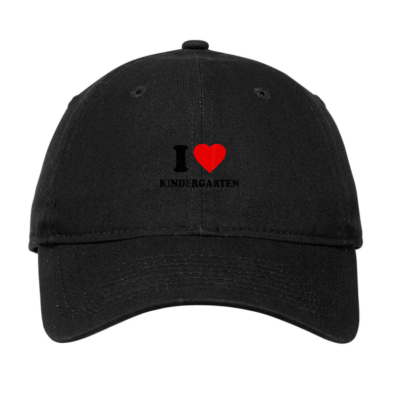 I Love Kindergarten Adjustable Cap by laughingtuy | Artistshot