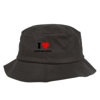 I Love Kindergarten Bucket Hat | Artistshot