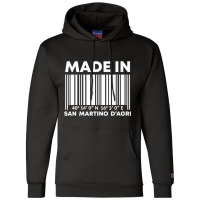 Made In San Martino D'agri Barcode Premium T Shirt Champion Hoodie | Artistshot