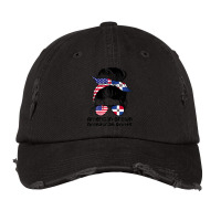 Womens American Grown With Dominican Roots Pride Dominican Republic Vintage Cap | Artistshot