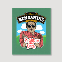 Benjamin's Pralines And Dick Portrait Canvas Print | Artistshot