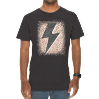 Womens Leopard Cheetah Thunder Print Cool Lightning Bolt Vintage T-shirt | Artistshot