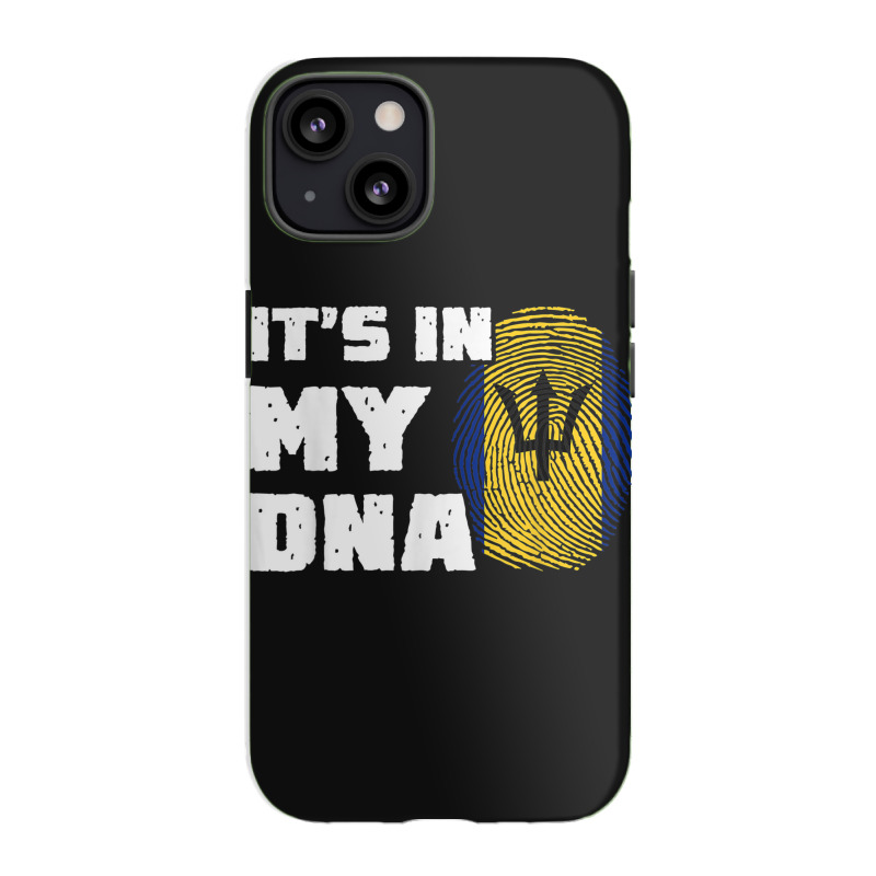 It's In My Dna Barbados Flag Fingerprint Men Women iPhone 13 Case by Outpost | Artistshot