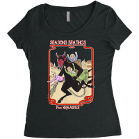 Seasons Beatings From Krampus Christmas Women's Triblend Scoop T-shirt | Artistshot