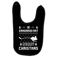 Kangaroo Rat Ugly Christmas Sweater T Shirt Baby Bibs | Artistshot