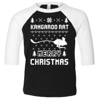 Kangaroo Rat Ugly Christmas Sweater T Shirt Toddler 3/4 Sleeve Tee | Artistshot