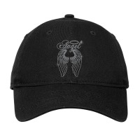 Woman Angel With Wings Bling Rhinestone Funny Christian Adjustable Cap | Artistshot