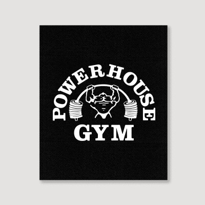 Fashion Bodybuilding Power House Gym Fitness Portrait Canvas Print Designed By Tee Shop