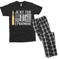 Just The Tip I Promise Usa Flag Gun Bullet Men's T-shirt Pajama Set | Artistshot