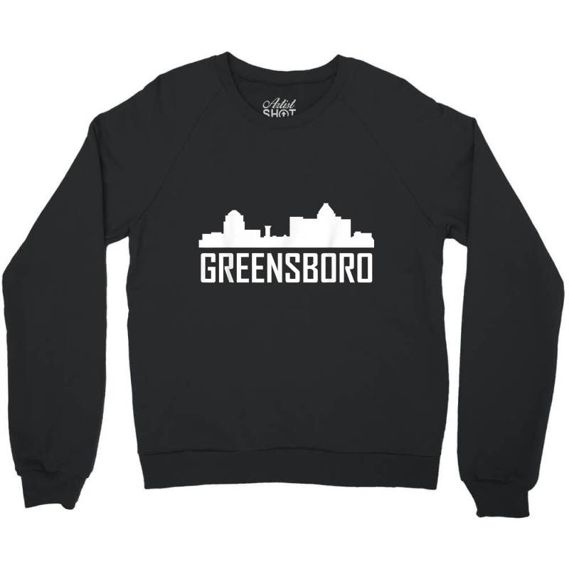 Greensboro North Carolina Skyline Silhouette T Shirt Crewneck Sweatshirt | Artistshot