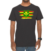 Kanaka Maoli Hawaiian Flag Pride Distressed Sovereign Gifts Vintage T-shirt | Artistshot